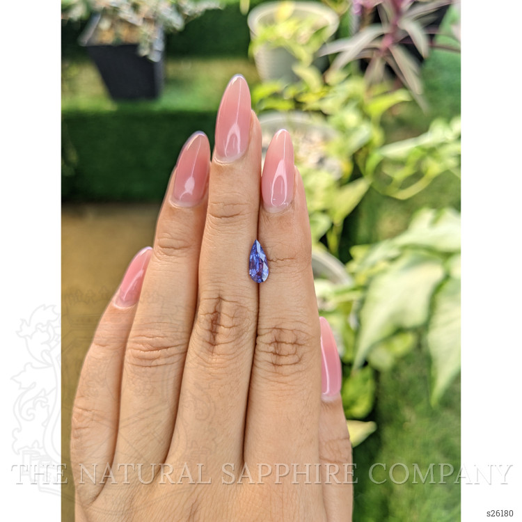 1.16 Ct. Bluish Purple Sapphire from Ceylon (Sri Lanka)