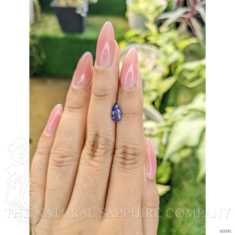 1.18 Ct. Blue Sapphire from Ceylon (Sri Lanka)