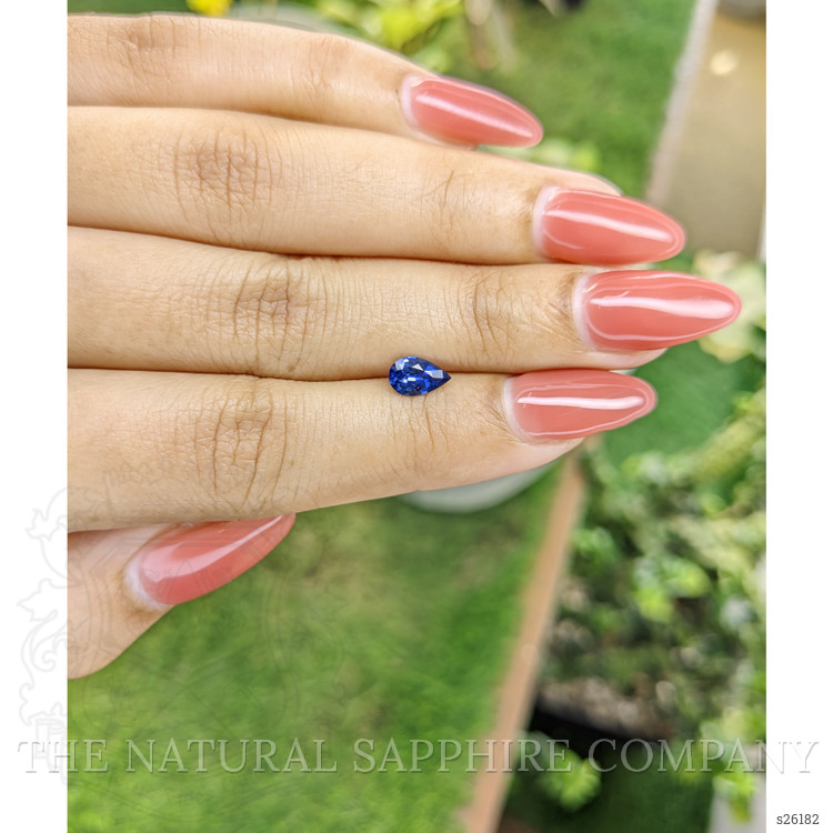 0.70 Ct. Blue Sapphire from Ceylon (Sri Lanka)
