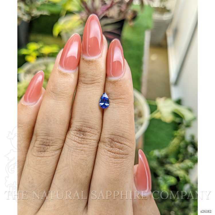 0.70 Ct. Blue Sapphire from Ceylon (Sri Lanka)