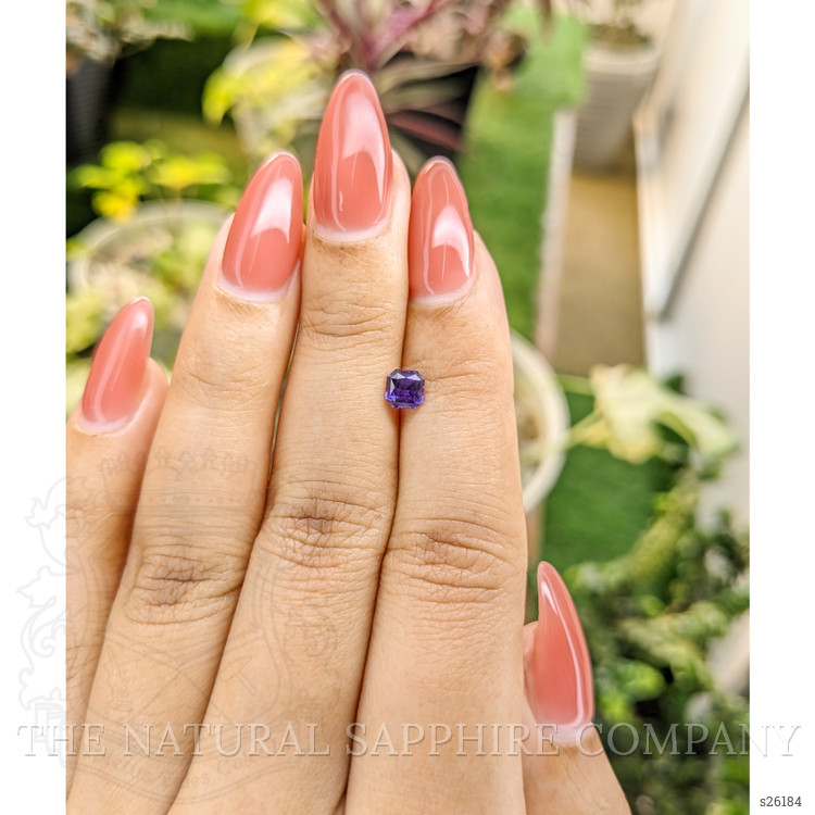 0.59 Ct. Color Change Sapphire from Ceylon (Sri Lanka)