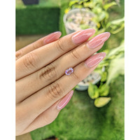 0.96 Ct. Pinkish Purple Sapphire from Ceylon (Sri Lanka) Life Style