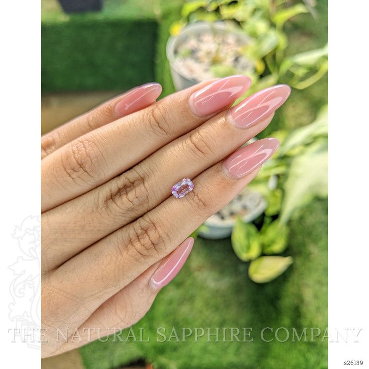 0.96 Ct. Pinkish Purple Sapphire from Ceylon (Sri Lanka)