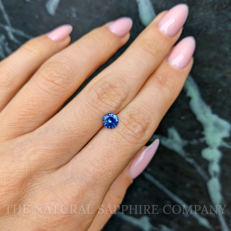 0.90 Ct. Blue Sapphire from Ceylon (Sri Lanka)