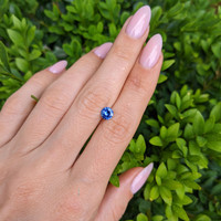 0.67 Ct. Blue Sapphire from Ceylon (Sri Lanka) Life Style