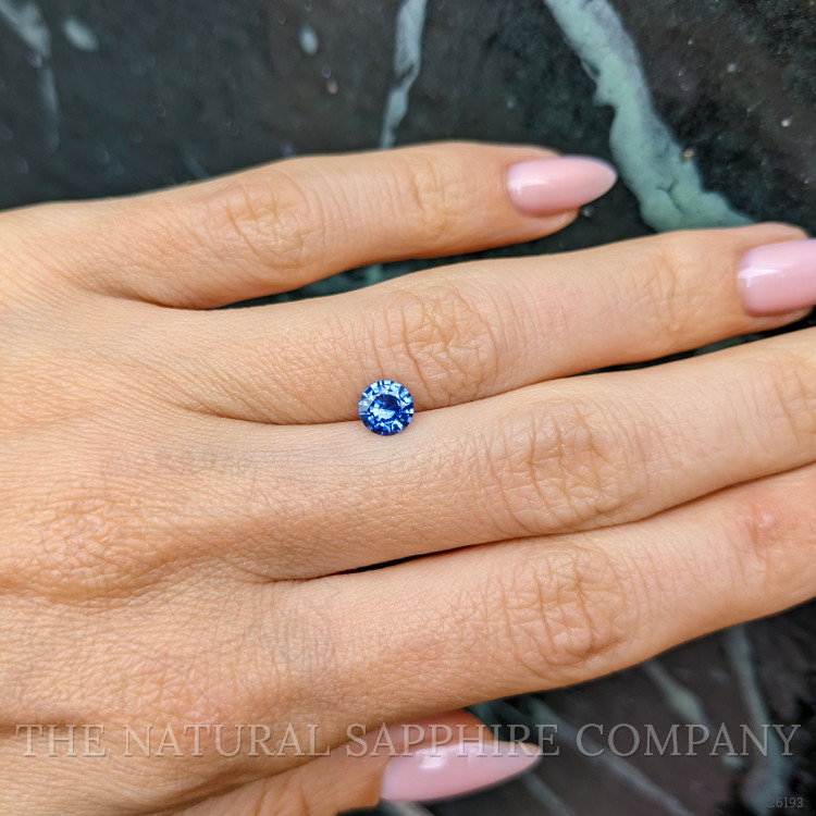 0.67 Ct. Blue Sapphire from Ceylon (Sri Lanka)