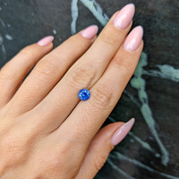 1.22 Ct. Blue Sapphire from Ceylon (Sri Lanka) Life Style