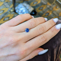 0.95 Ct. Blue Sapphire from Ceylon (Sri Lanka) Life Style