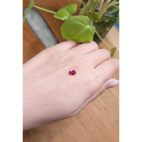 0.80 Ct. Reddish Pink Sapphire from Thailand Life Style