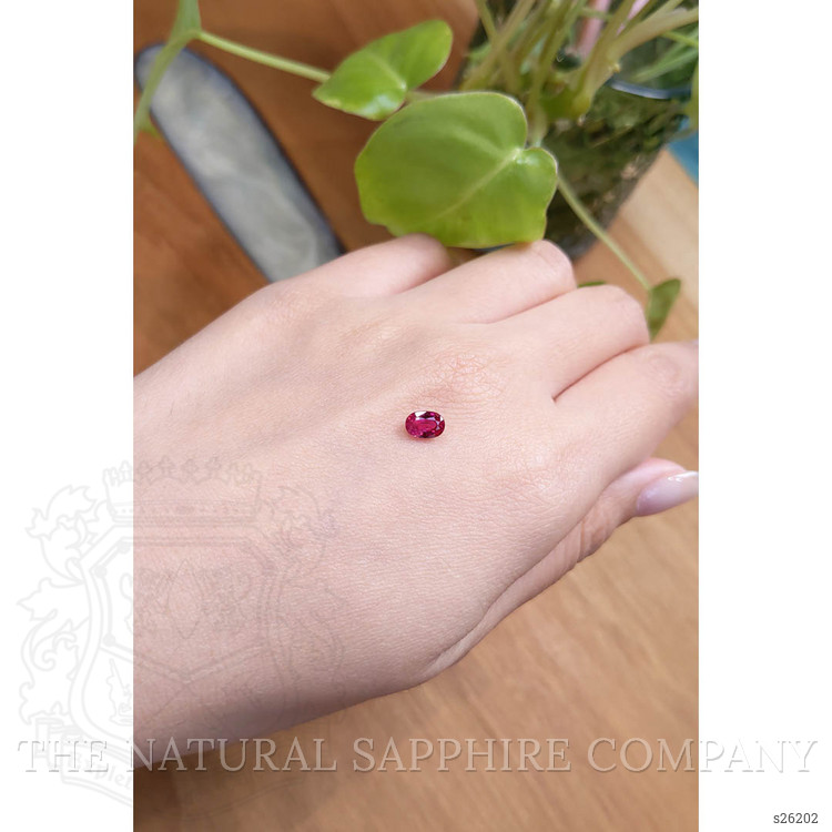 0.80 Ct. Reddish Pink Sapphire from Thailand