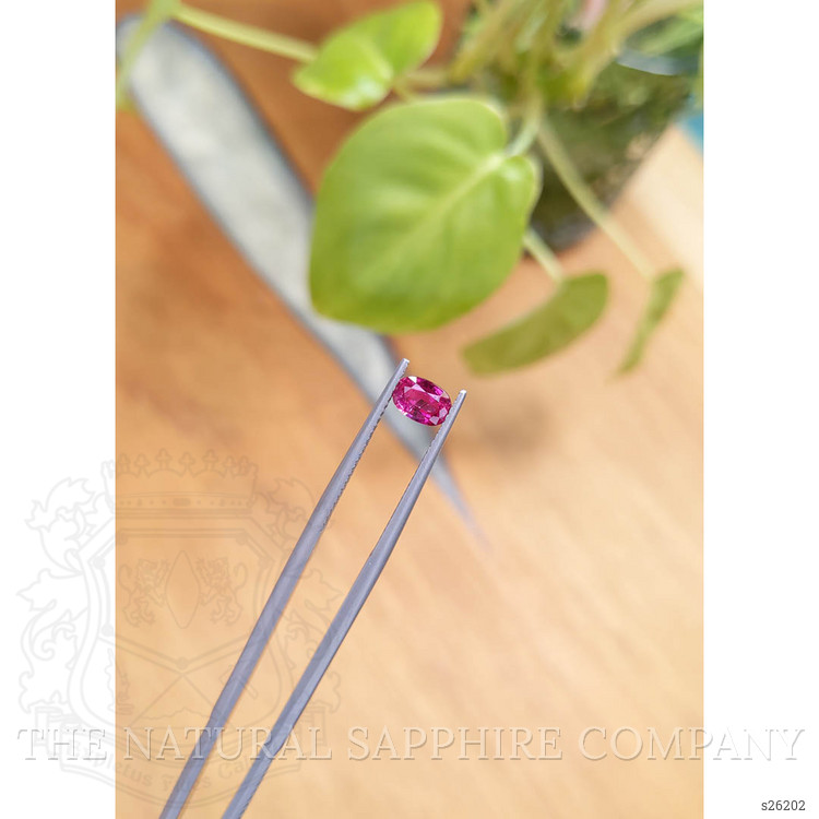 0.80 Ct. Reddish Pink Sapphire from Thailand