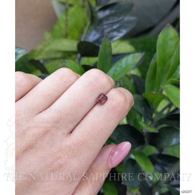 1.13 Ct. Greenish Brown Sapphire from Ceylon (Sri Lanka)