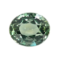 0.99 Ct. Bluish Green Sapphire from Madagascar Video
