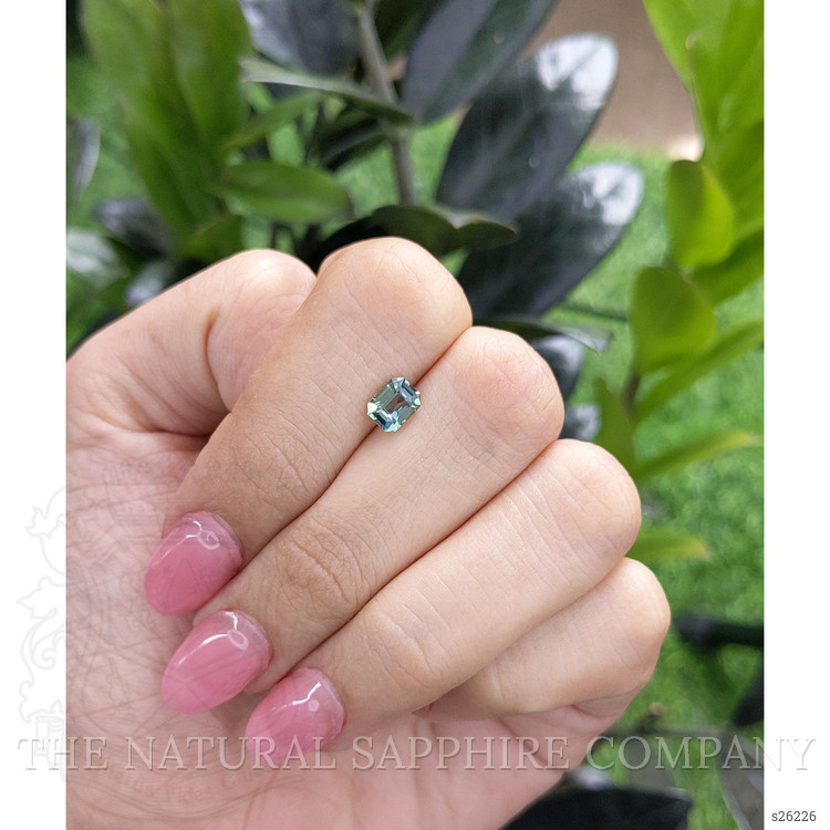 1.05 Ct. Bluish Green Sapphire from Madagascar