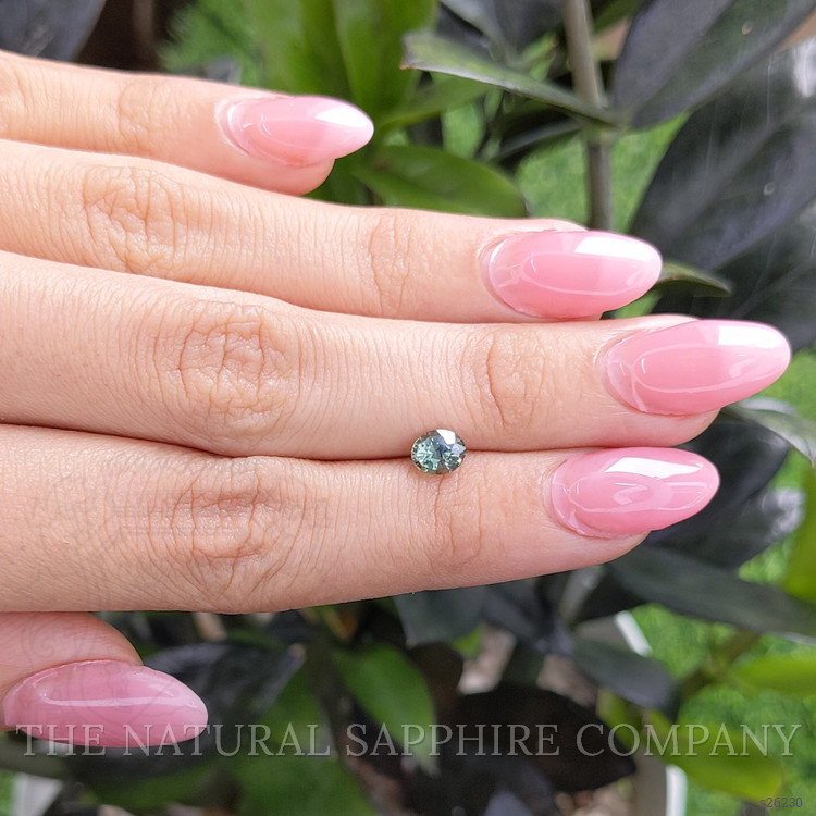 0.91 Ct. Bluish Green Sapphire from Madagascar