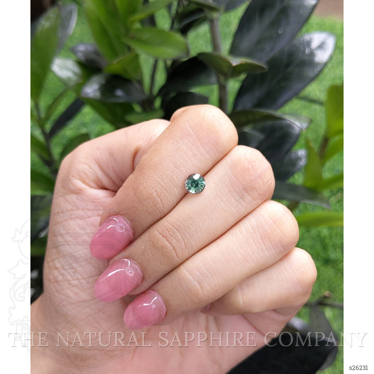 0.90 Ct. Bluish Green Sapphire from Madagascar