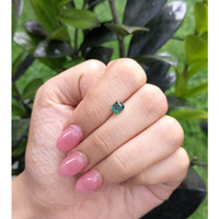 1.01 Ct. Green Sapphire from Madagascar Life Style