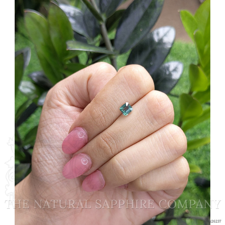 1.05 Ct. Bluish Green Sapphire from Madagascar