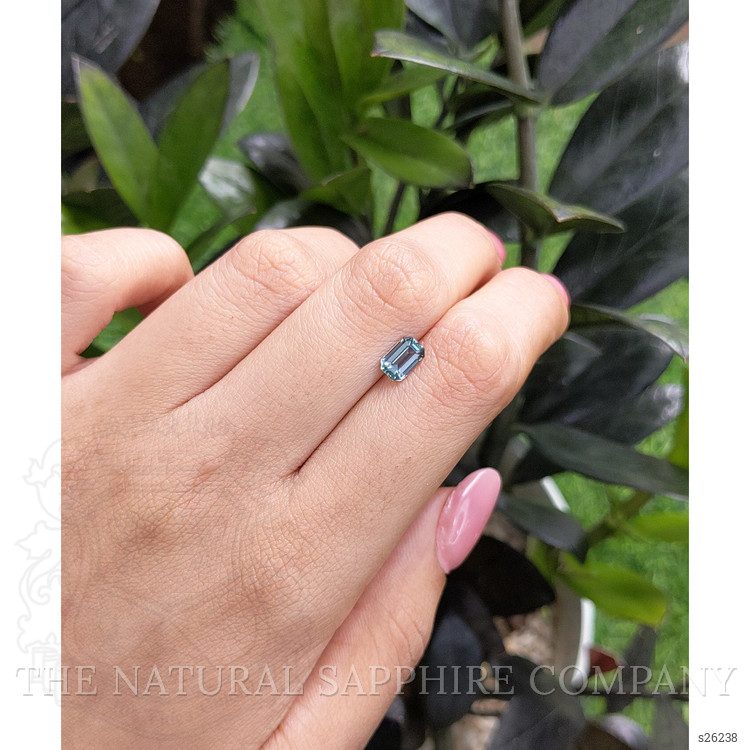1.11 Ct. Bluish Green Sapphire from Madagascar