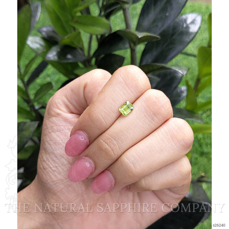 1.11 Ct. Yellowish Green Sapphire from Madagascar