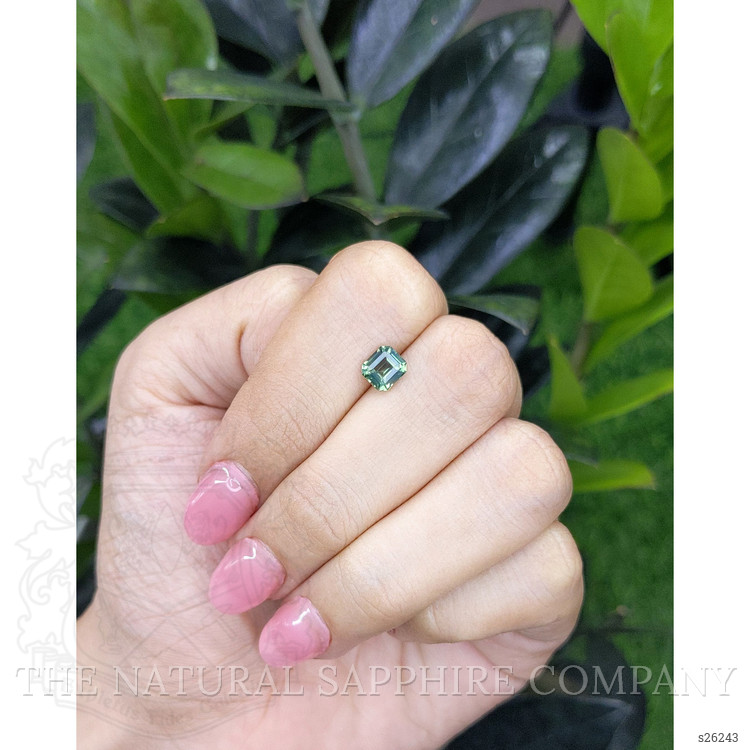 1.09 Ct. Bluish Green Sapphire from Madagascar