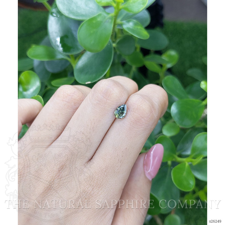 0.95 Ct. Green Sapphire from Madagascar