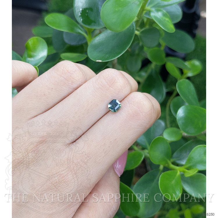 1.10 Ct. Bluish Green Sapphire from Madagascar