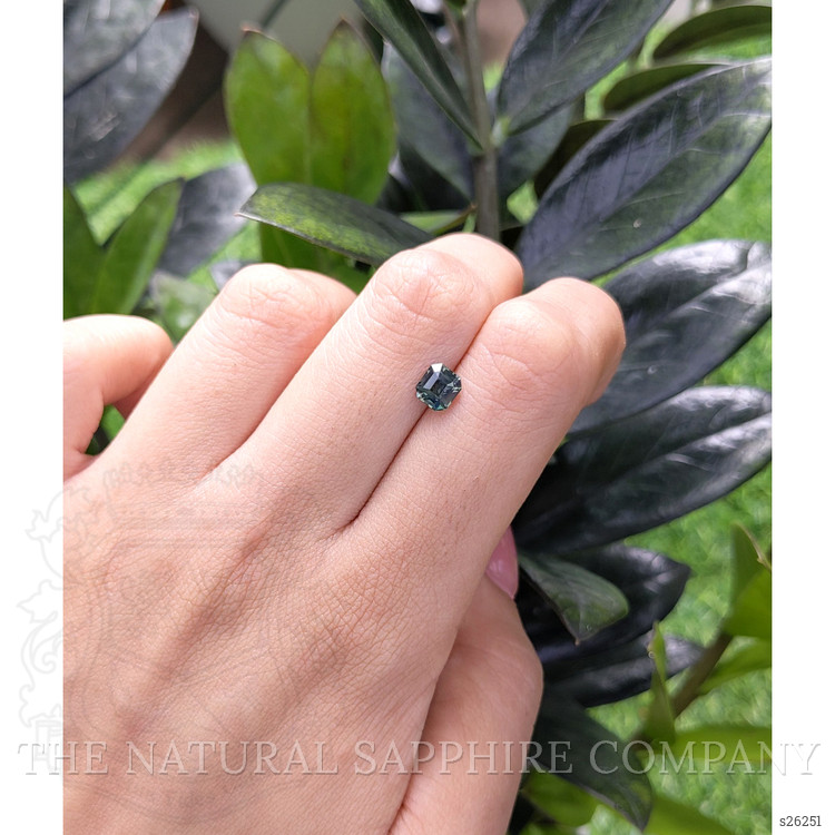 1.11 Ct. Bluish Green Sapphire from Madagascar