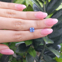 2.30 Ct. Blue Sapphire from Ceylon (Sri Lanka) Life Style