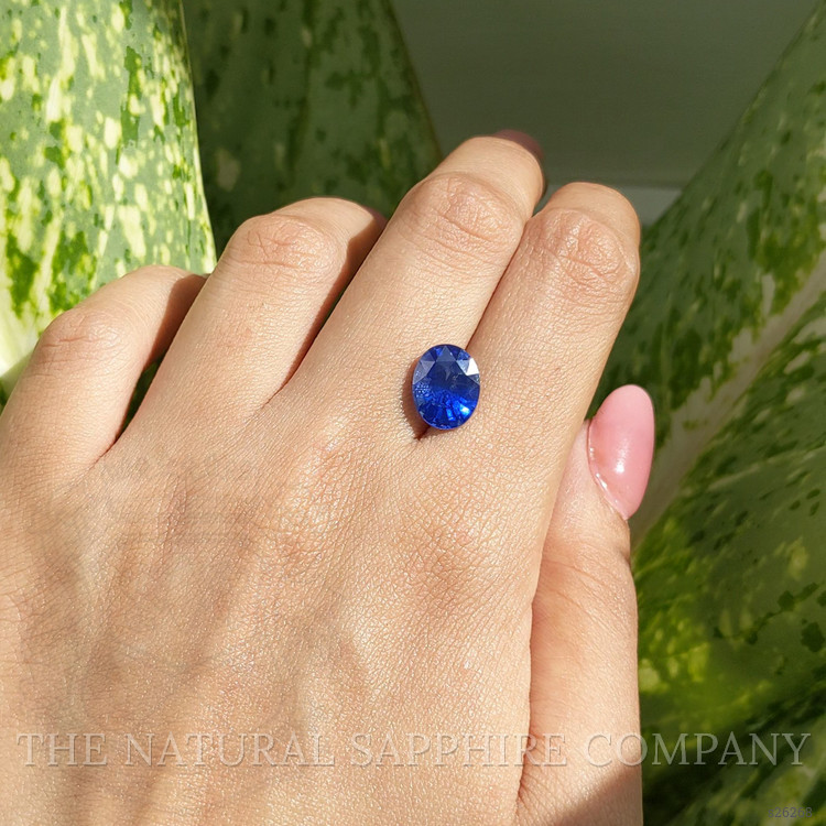 4.41 Ct. Blue Sapphire from Ceylon (Sri Lanka)