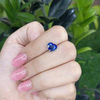 2.54 Ct. Blue Sapphire from Ceylon (Sri Lanka) Life Style