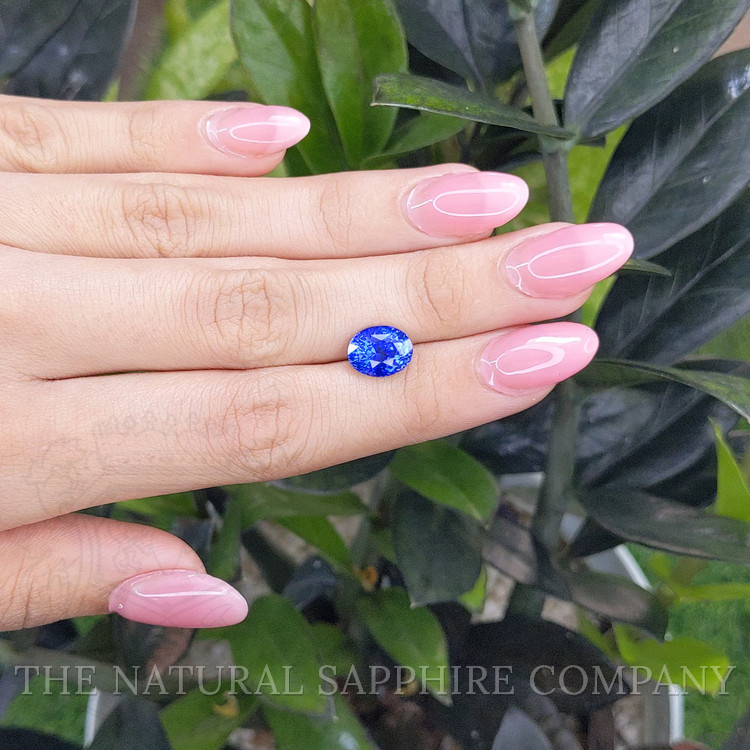 4.14 Ct. Blue Sapphire from Ceylon (Sri Lanka)