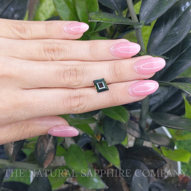 2.46 Ct. Bluish Green Sapphire from Madagascar