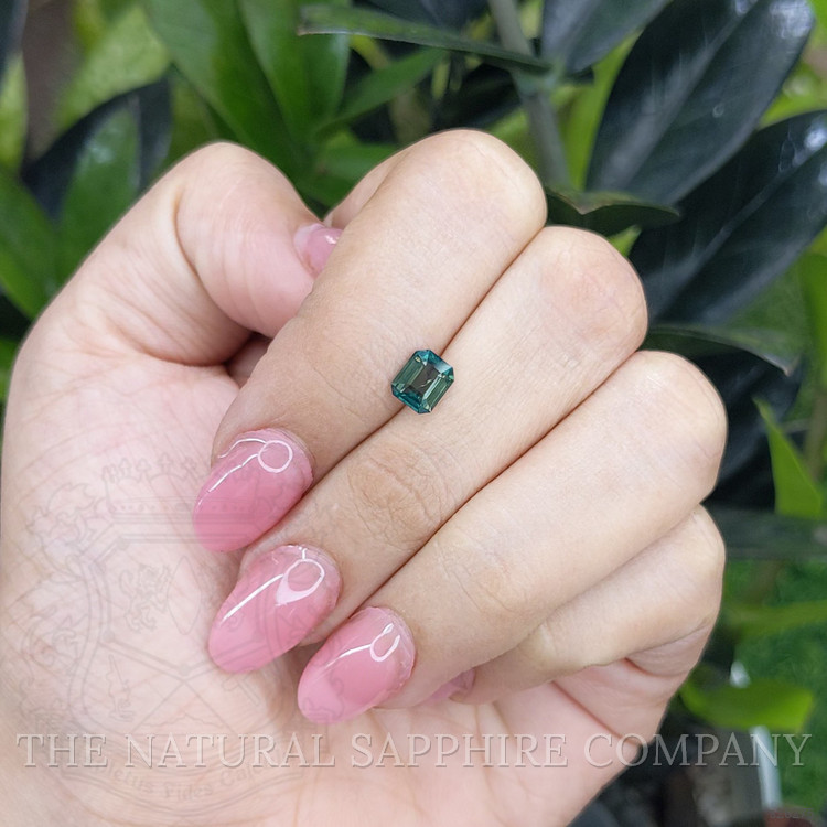 1.05 Ct. Bluish Green Sapphire from Madagascar