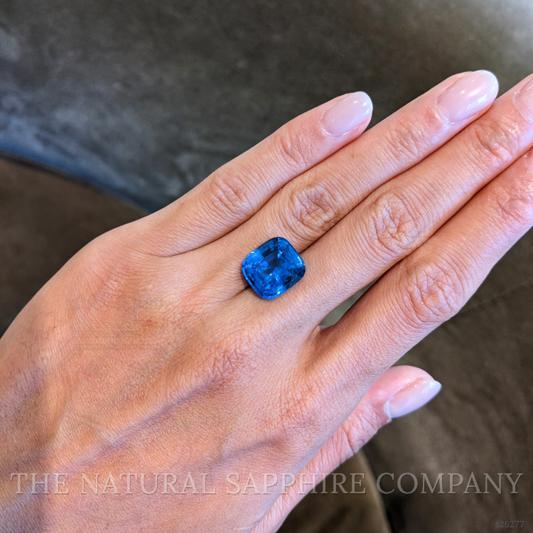 10.03 Ct. Blue Sapphire from Ceylon (Sri Lanka)