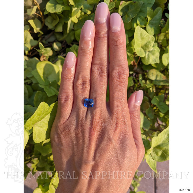 3.59 Ct. Blue Sapphire from Ceylon (Sri Lanka)