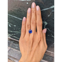 5.59 Ct. Blue Sapphire from Madagascar Life Style