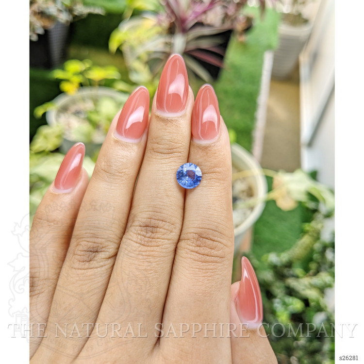 1.87 Ct. Blue Sapphire from Ceylon (Sri Lanka)