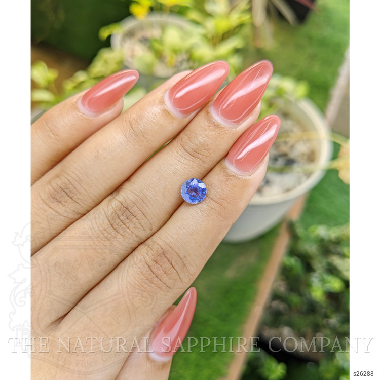 1.27 Ct. Blue Sapphire from Ceylon (Sri Lanka)