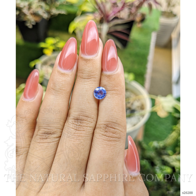 1.27 Ct. Blue Sapphire from Ceylon (Sri Lanka)