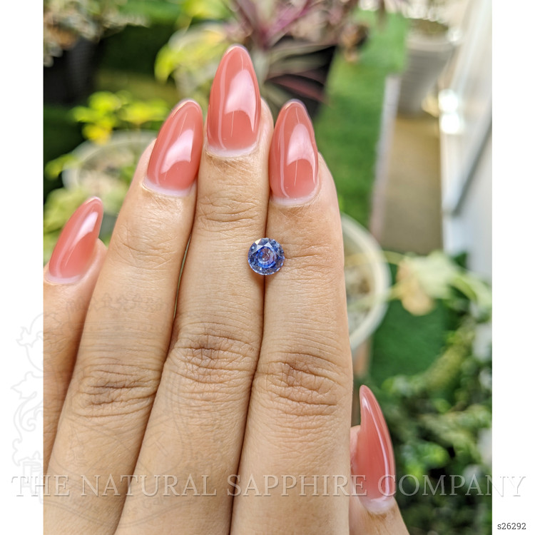 1.23 Ct. Blue Sapphire from Ceylon (Sri Lanka)