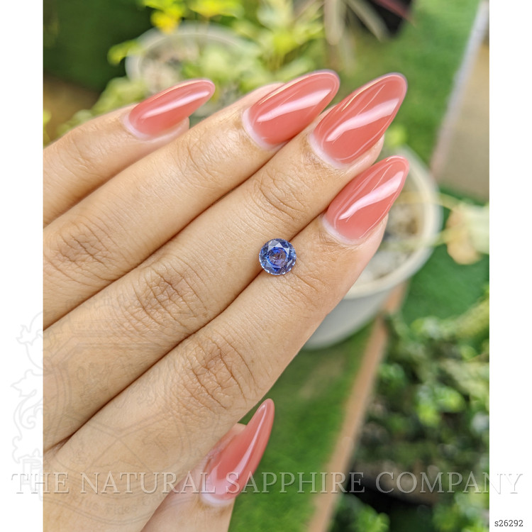 1.23 Ct. Blue Sapphire from Ceylon (Sri Lanka)