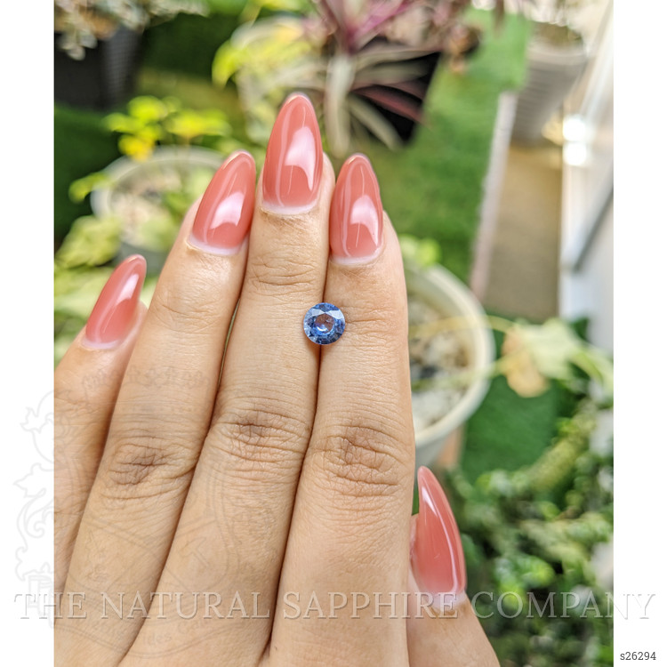 1.08 Ct. Blue Sapphire from Ceylon (Sri Lanka)