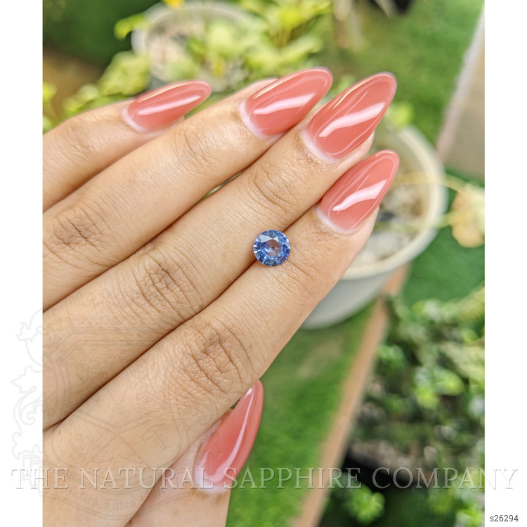 1.08 Ct. Blue Sapphire from Ceylon (Sri Lanka)