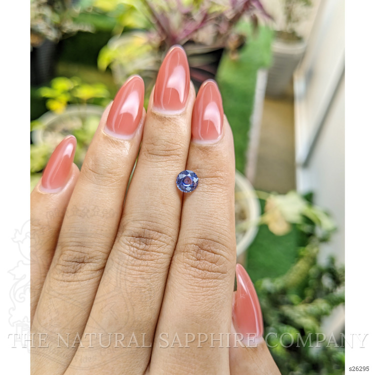 1.04 Ct. Blue Sapphire from Ceylon (Sri Lanka)