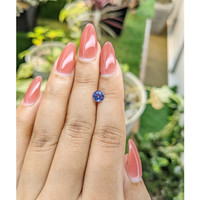 0.89 Ct. Blue Sapphire from Ceylon (Sri Lanka) Life Style