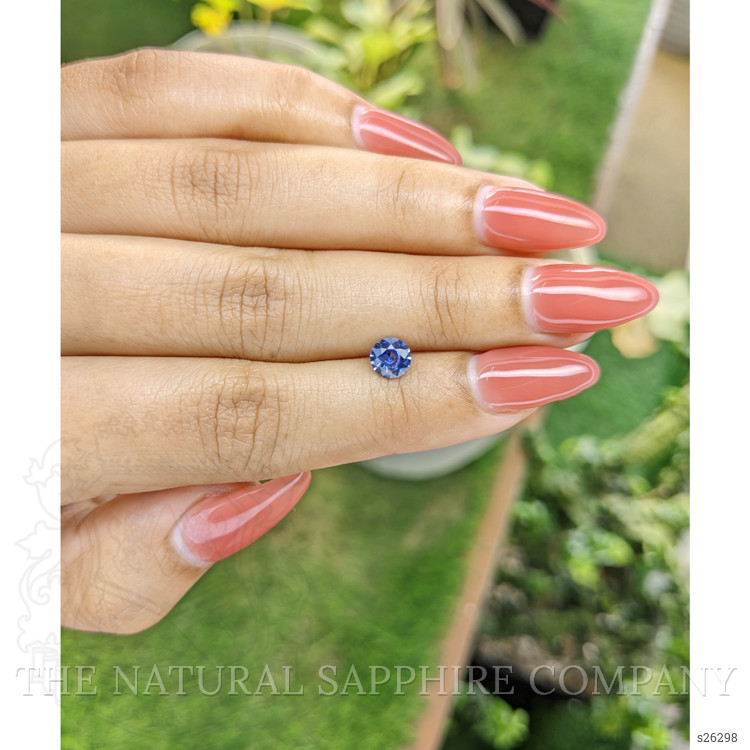 0.73 Ct. Blue Sapphire from Ceylon (Sri Lanka)