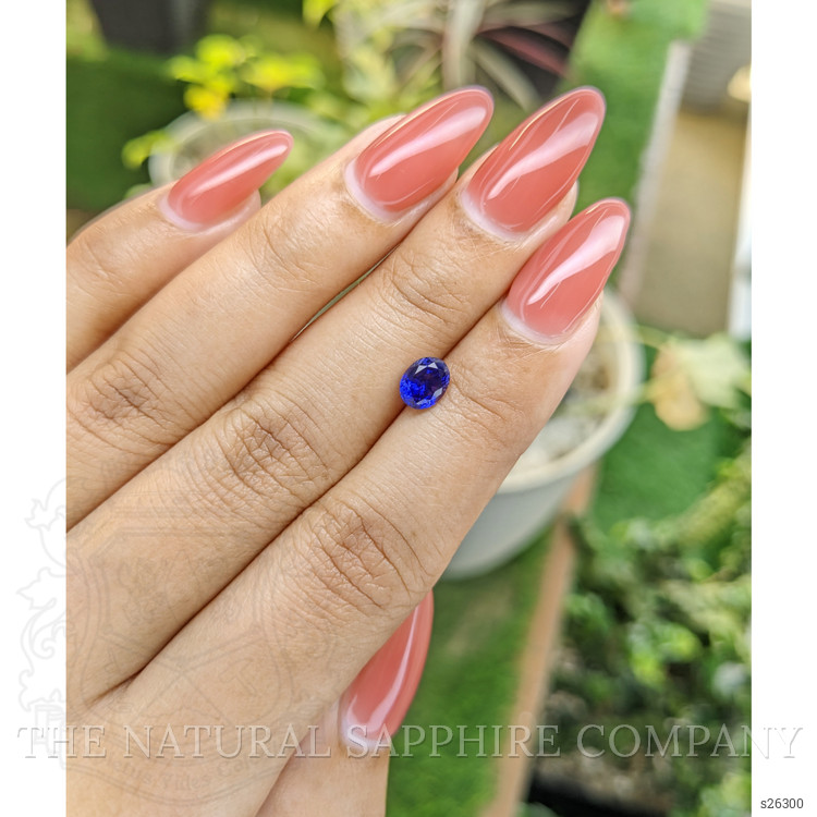 1.04 Ct. Blue Sapphire from Ceylon (Sri Lanka)