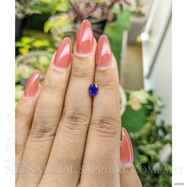 1.04 Ct. Blue Sapphire from Ceylon (Sri Lanka)