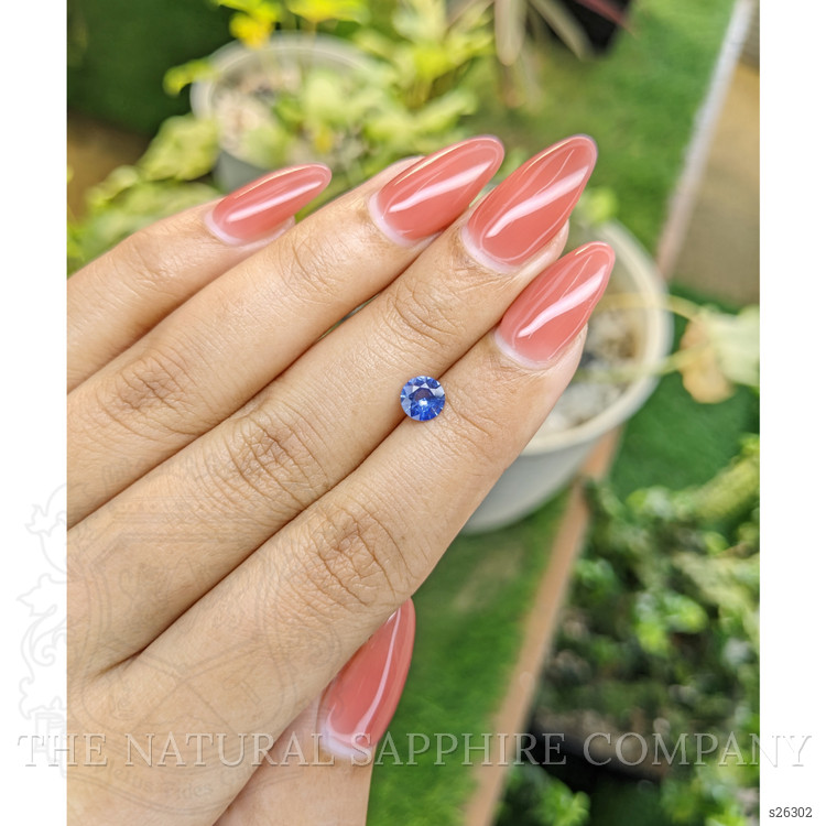 0.67 Ct. Blue Sapphire from Ceylon (Sri Lanka)